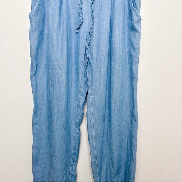 Aritzia Womens Medium Talula Chambray Jogger Los Feliz Pant CN - Picture 6 of 14